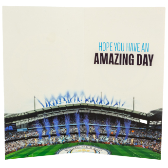 Manchester City пожелание Personalised Birthday Card