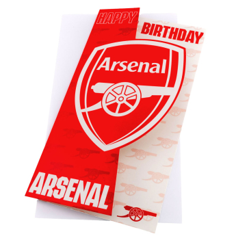 Arsenal FC пожелание Crest Birthday Card
