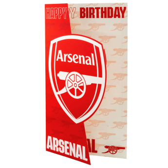 Arsenal FC пожелание Crest Birthday Card