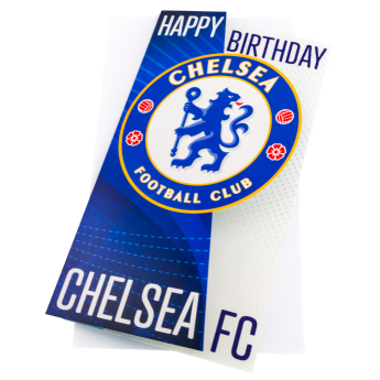 Chelsea FC пожелание Crest Birthday Card
