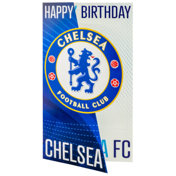 Chelsea FC пожелание Crest Birthday Card
