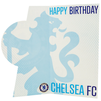 Chelsea FC пожелание Crest Birthday Card