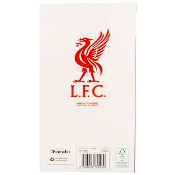 Liverpool FC пожелание Dad Birthday Card