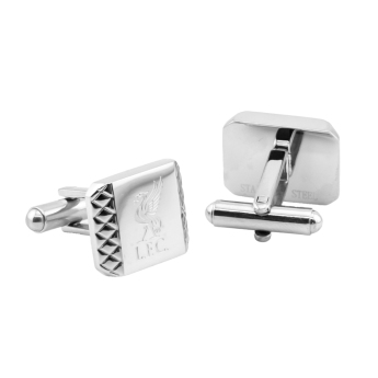 Liverpool FC копчета за ръкавели Stainless Steel Patterned Cufflinks
