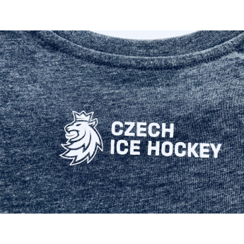 Отбори по хокей мъжка тениска Czech Republic logo lion patina