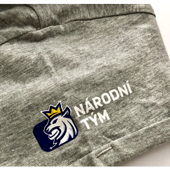 Отбори по хокей дамска тениска grey Czech Ice Hockey logo lion