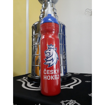 Отбори по хокей бутилка за пиене Czech Republic Logo Lev red