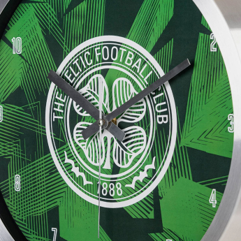 Celtic FC стенен часовник Geo Metal Wall Clock