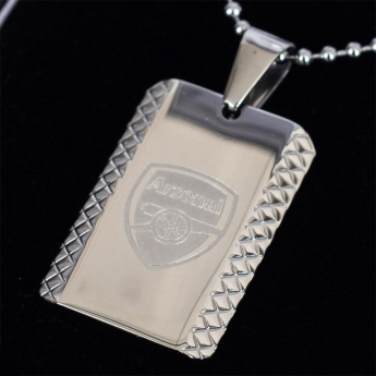 Arsenal FC колие с висулка куче Patterned Dog Tag & Chain