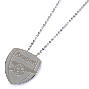 Arsenal FC колие с висулка Stainless Steel Large Pendant & Chain