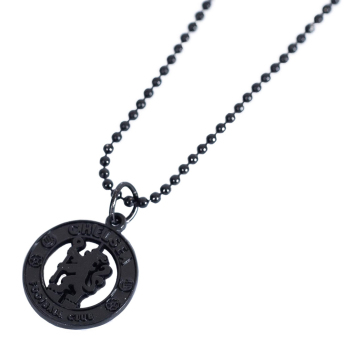 Chelsea FC висулка за врата Black Plated Pendant & Chain