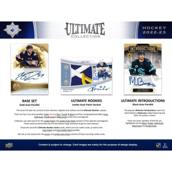 NHL кутии хокей карти NHL 2022-23 Upper Deck Ultimate Hobby Box
