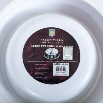 Aston Villa купа за куче Dog Bowl