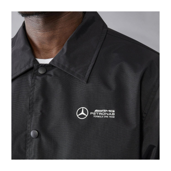 Mercedes AMG Petronas мъжко яке Coach black F1 Team 2024