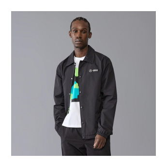 Mercedes AMG Petronas мъжко яке Coach black F1 Team 2024