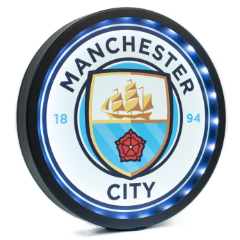 Manchester City лого за стена Metal LED Logo Sign