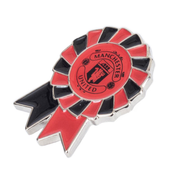 Manchester United значка Rosette Badge