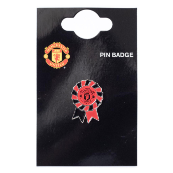 Manchester United значка Rosette Badge