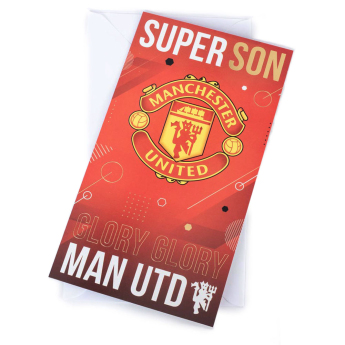 Manchester United картичка за рожден ден Super Son Birthday Card