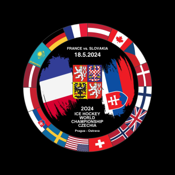Отбори по хокей шайба Ice Hockey World Championship Czechia MS 2024 Dueling 18.5.2024 France vs. Slovakia