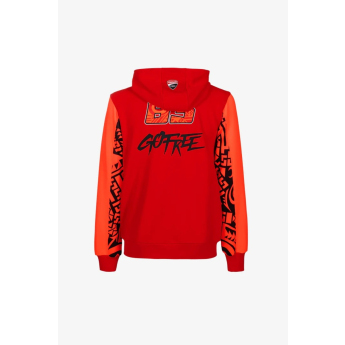 Francesco Bagnaia мъжки суитшърт с качулка Dual Pecco 2024