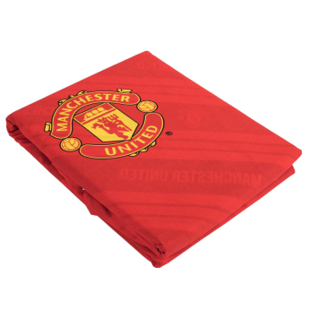 Manchester United спално бельо за единично легло Core Stripe Single Duvet Set