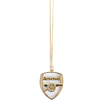 Arsenal FC колие с висулка 18ct Gold Plated on Silver Crest
