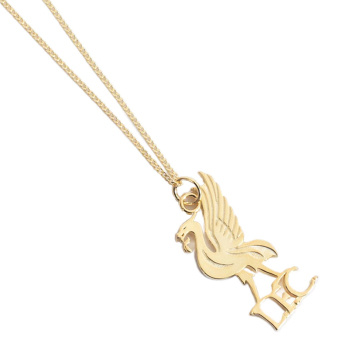 Liverpool FC колие с висулка 18ct Gold Plated on Silver Liverbird