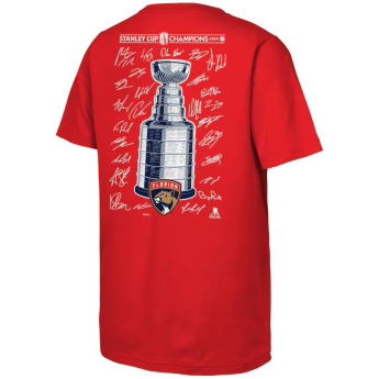 Florida Panthers детска тениска 2024 Stanley Cup Champions Signature Roster