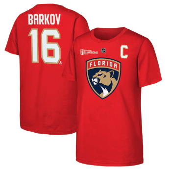 Florida Panthers детска тениска Aleksander Barkov 2024 Stanley Cup Champions Name & Number