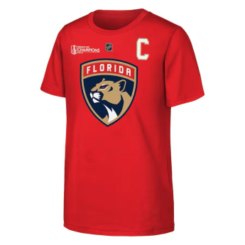 Florida Panthers детска тениска Aleksander Barkov 2024 Stanley Cup Champions Name & Number