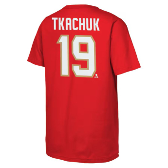 Florida Panthers детска тениска Matthew Tkachuk #19 2024 Stanley Cup Champions Name & Number