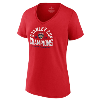 Florida Panthers дамска тениска 2024 Stanley Cup Champions Signature Roster V-Neck