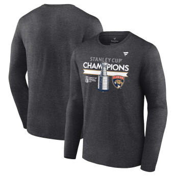 Florida Panthers мъжка тениска с дълъг ръкав 2024 Stanley Cup Champions Locker Room Long Sleeve