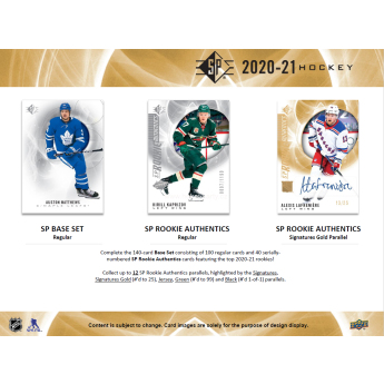 NHL кутии хокей карти NHL 2020-21 Upper Deck SP Blaster Box