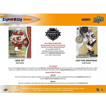 NHL кутии хокей карти NHL 2023-24 Upper Deck Synergy Hobby Box