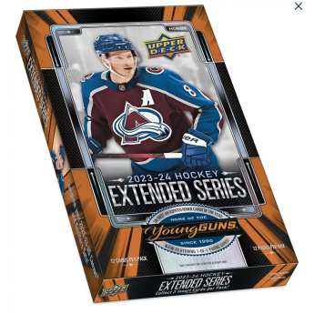 NHL кутии хокей карти NHL 2023-24 Upper Deck Extended Series Hobby Box