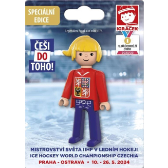 Отбори по хокей фигурка woman ms hockey fan red