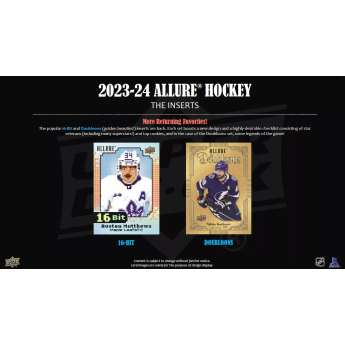 NHL кутии хокей карти NHL 2023-24 Upper Deck Allure Hobby Box