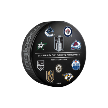 NHL продукти шайба 2024 Stanley Cup Playoffs All Participants Souvenir Collector