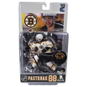 Boston Bruins фигурка David Pastrnak #88 Away Jersey SportsPicks