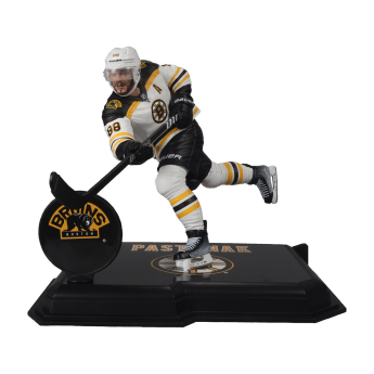 Boston Bruins фигурка David Pastrnak #88 Away Jersey SportsPicks
