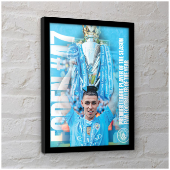 Manchester City картина в рамка Foden Framed Picture 30 x 10