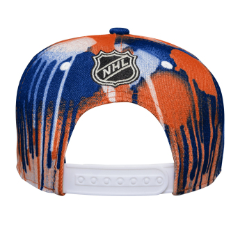 Edmonton Oilers детска шапка с  козирка flat Paint Splatter Fashion Snapback
