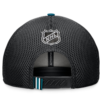San Jose Sharks баскетболна шапка с козирка 2024 Draft NHL On Stage Trucker Adjustable Hat
