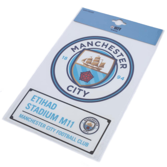 Manchester City стикери A4 Car Decal