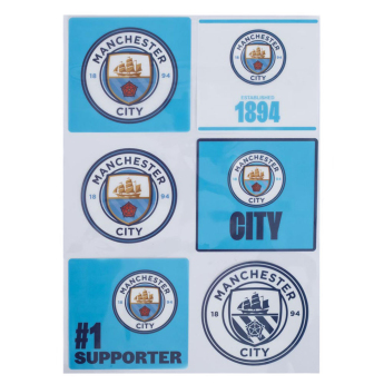 Manchester City стикери Car Decal Set