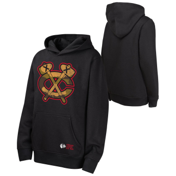Chicago Blackhawks детски суитшърт с качулка Down To The Wire Po Fleece Hood