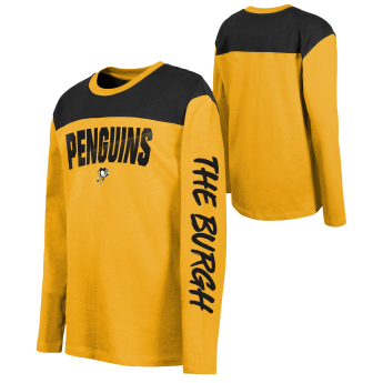 Pittsburgh Penguins детска тениска с дълъг ръкав Unbeaten Run Ls Crew Nk Tee