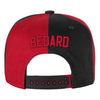 Chicago Blackhawks детска бейзболна шапка с козирка Connor Bedard Pandemonium Tonal Flat Brim Sn